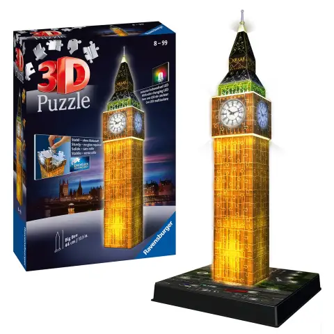 Ravensburger Big Ben Light Up 3D 216 Piece Puzzle