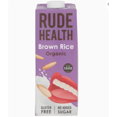 Rude Health Foods Brown Rice Drink - Organic - 1L