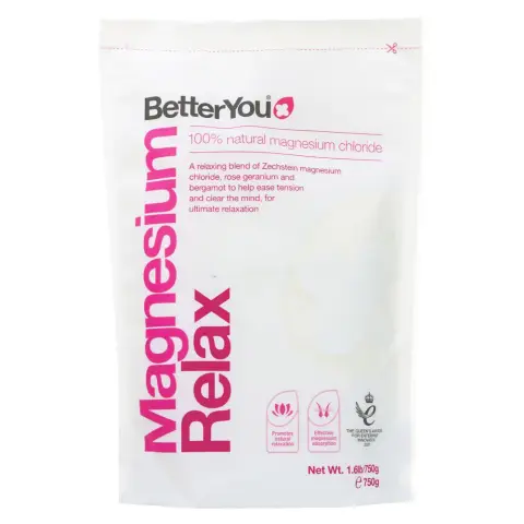 BETTER YOU - Magnesium Relax Flakes - With Rose, Geranium & Bergamot - 750G