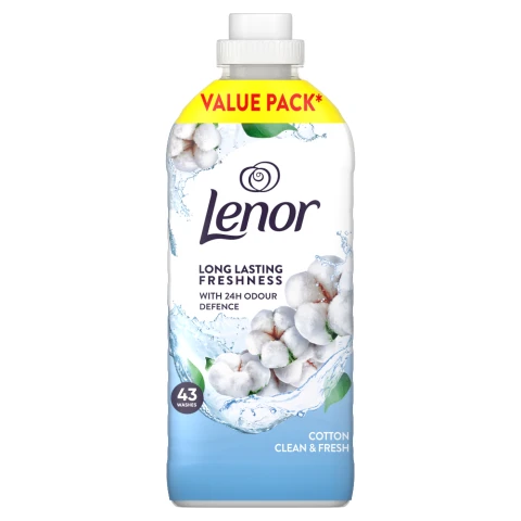 Lenor Fabric Conditioner 43  Washes, Cotton Clean & Fresh