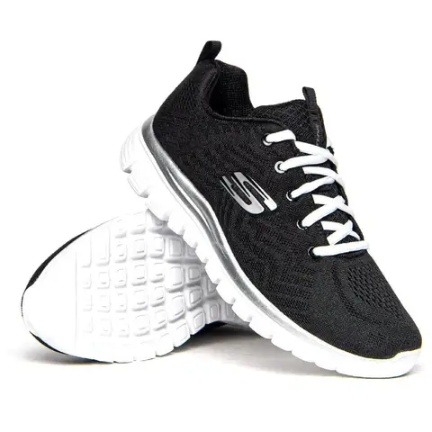 Skechers Sneakers Graceful - Get Connected noir/blanc - Pointure 37