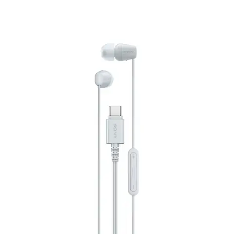 Sony IER-EX15C USB-C Wired Earbuds (White)