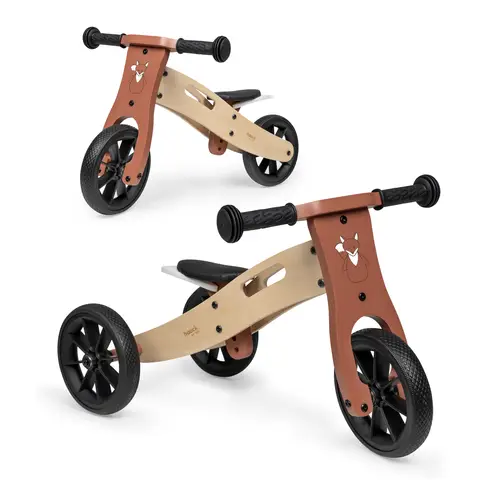 Hauck Wooden Balance Bike First Ride Eco - Fox