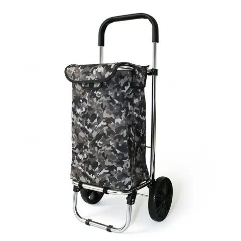 Strong bird 2026 New European Bestseller | Stainless Steel Folding Shopping Trolley， Elderly-Friendly Grocery Cart with Large Capacity & Ergonomic Handle， Foldable & Heavy-Duty for Daily Shopping & Easy Storage, New Year Sale , Top gift picks