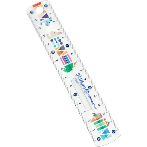 Pelikan Lineal Combino 15 cm bruchsicher