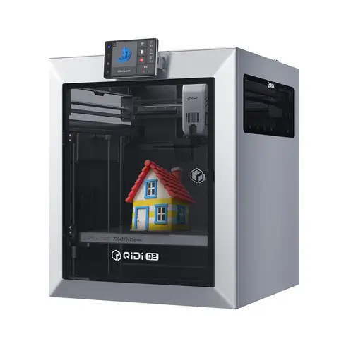QIDI Q2 3D Printer, Enclosed FDM with 65℃ Heated Chamber, Ultra Air Filtration, 600mm/s High Speed, AI Camera, Full Auto Leveling, 270x270x256mm Build Volume