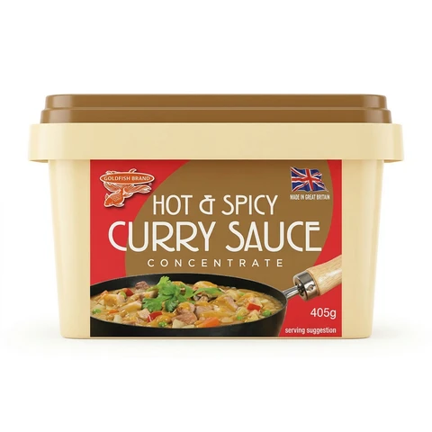 God Fish Brand Hot and Spicy Curry Sauce 405g