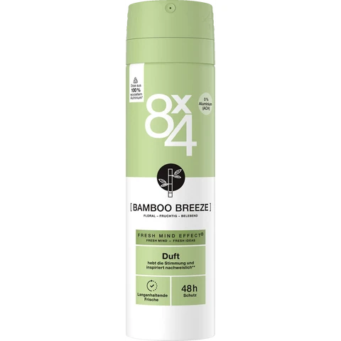 8X4 Deodorant Spray Bamboo Breeze 150 ml