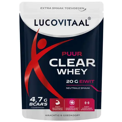 Lucovitaal Pure Clear Whey Poeder 175 gram