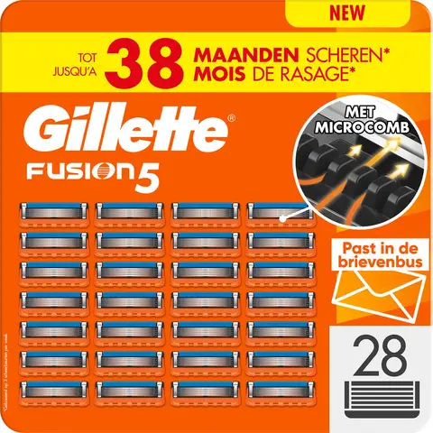 Gillette Fusion5 Scheermesjes voor Mannen - 28 stuks