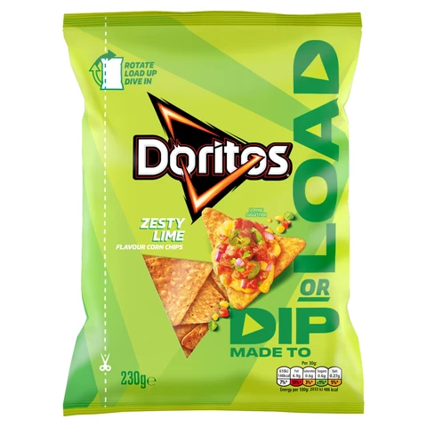 Doritos Dip Or Load Zesty Lime 230g