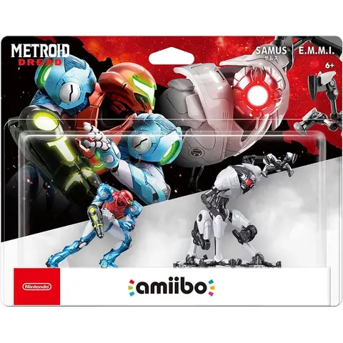 Nintendo Metroid Dread Amiibo Samus & E.M.M.I. Double Pack - No. 1