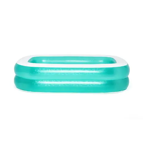 Bestway Piscine familiale rectangulaire bleu canard 6'7" x 57,5" x 19" / 2,00 m x 1,46 m x 48 cm