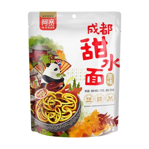 A kuan Chengdu Sweet Water Noodles Original Flavor (Bag) 270g