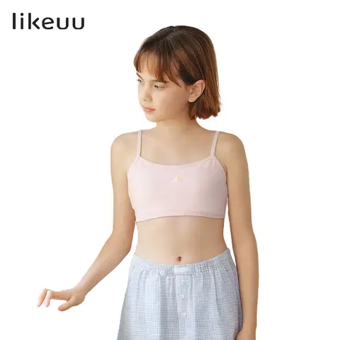likeuu Stage 1 Starter Camisole Bra Light Dogwood Pink 150