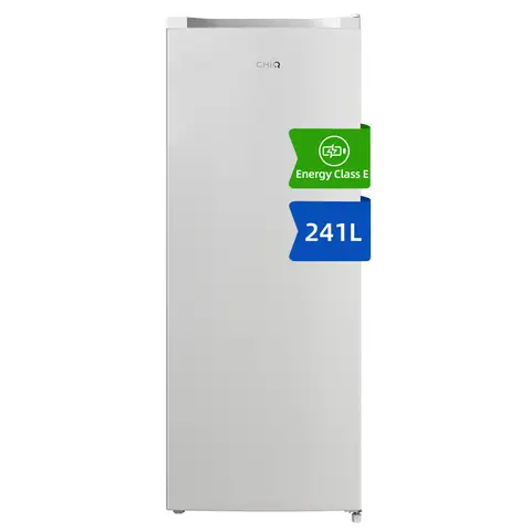 CHiQ JKR245DWE 54cm 1.44m Tall White Larder Fridge, 241L Capacity, E Rated