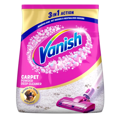 Vanish Gold Oxi Action Carpet Care Vacuum Up Powder 650 g