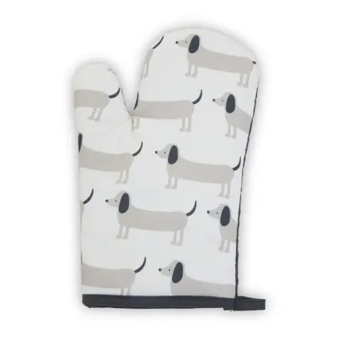 Maison by Premier Oven Glove Sausage Dog Cream/Black
