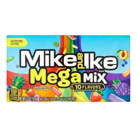 Mike and Ike Mega Mix 10 Flavours 120.4g