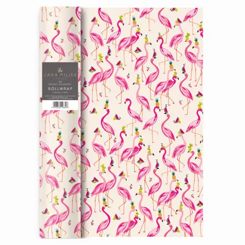 Sara Miller Fabulous Flamingos Wrapping Paper 3M