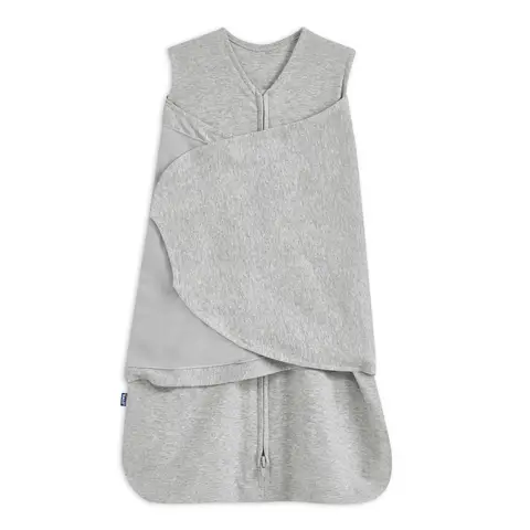 HALO® SleepSack® 100% Cotton TOG 1.5 Sleepsack Swaddle 3-6 Months Heather Grey