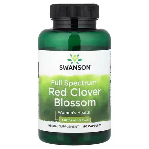 Swanson Red Clover Womens Health 430mg Daily Wellness Support Capsules - 90 Capsules