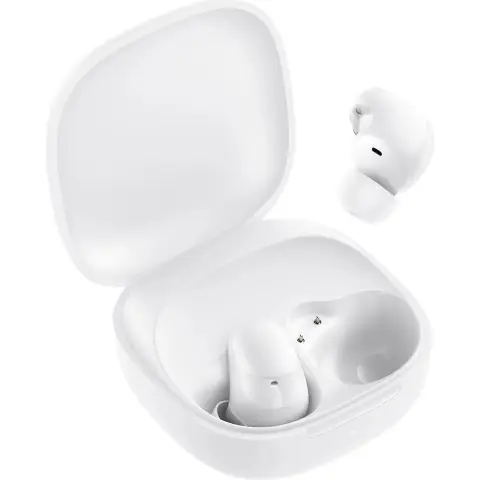 Redmi Buds 6 Play - In-Ear Kopfhörer, 36h Akkulaufzeit, 10mm Dynamiktreiber mit 4 EQ-Einstellungen, KI-Geräuschunterdrückung für Anrufe, Bluetooth 5.4, Schnellladung für 3h Musik in 10 Minuten, Weiß
