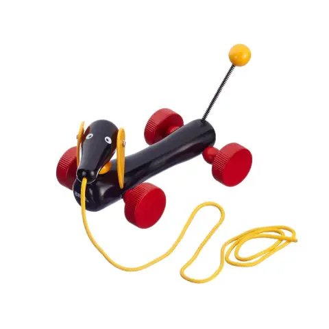 Brio Classic Wooden Dachshund Pull-Along Toy