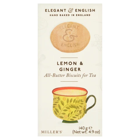 Elegant & English - Lemon & Ginger  - 6 x 140g