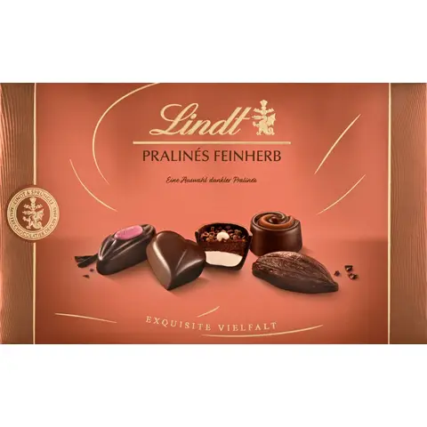 Lindt für Kenner Pralinés noirs, 125 g