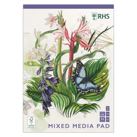 RHS A4 Mixed Media Pad 250gsm 15 Sheets