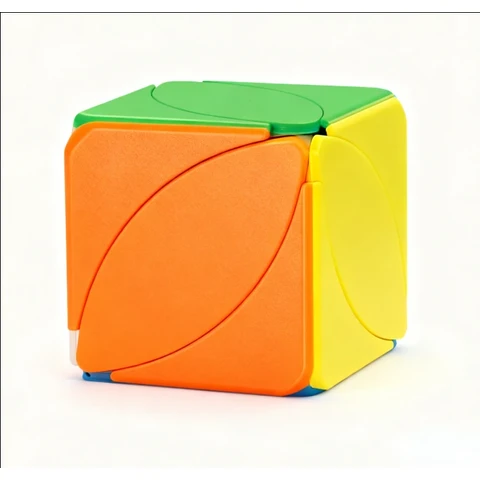 Ahornblatt-Form Mod-Würfel, Stickerless Einfarbig, Einzigartiges Verwandlungspuzzle