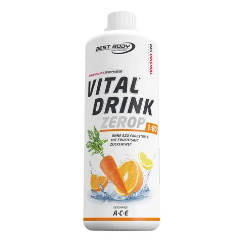 Best Body Nutrition Vital Drink Zerop - ACE - 1000 ml Flasche