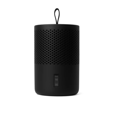 ABSODRY Moisture Absorber Dehumidifier – Humidity Control, Odour Reduction, Refillable Non-Electric System – Black, 220-ADB