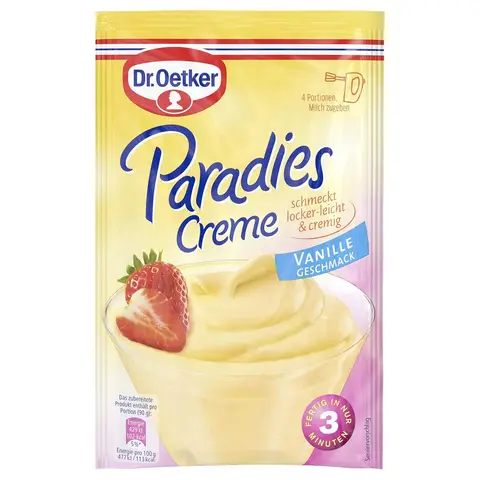 Dr. Oetker Paradise Vanilla Flavor Cream, 60 g