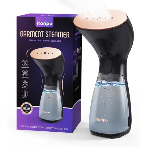 Rolipo Vertikaler Dampfglätter, klappbar und tragbar, ideal für Reisen und Büro, entfernt Falten schnell, geeignet für alle Stoffarten, Neujahrssale, Top-Geschenkideen