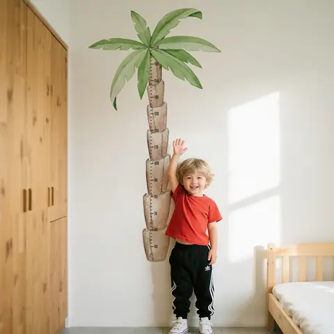 Murgall Baum-Höhenmessung Wandsticker 80 × 153 cm 1 Blatt