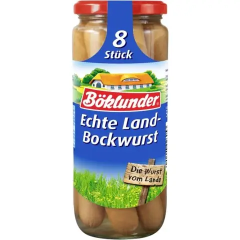 Böklunder echte Landbockwurst 8 x 45 g