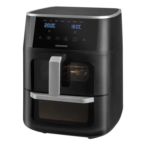 DAEWOO Drawer Air Fryer - 11L, 6L & 5L Drawers, 1700W, Synchronized Cooking, Digital Touchscreen, Energy Efficient, SDA2622GE