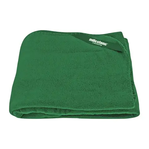 Milestone Camping Thermal Blanket Fleece 200GSM Evergreen 120x150cm