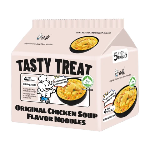 Bai Xiang Nouilles au bouillon de poulet (5 portions) 420 g