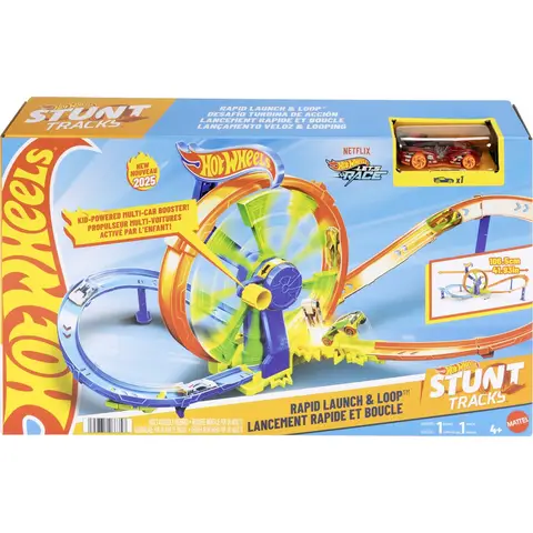 Hot Wheels actie turbine uitdaging speelset - 1:64 schaal, 64 cm