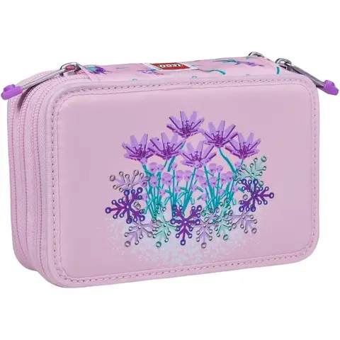 LEGO 3-laags etui - Bloemen, 19,5 x 6,5 x 13 cm