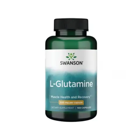 Swanson L Glutamine Recovery 500mg Capsules - 100 Capsules