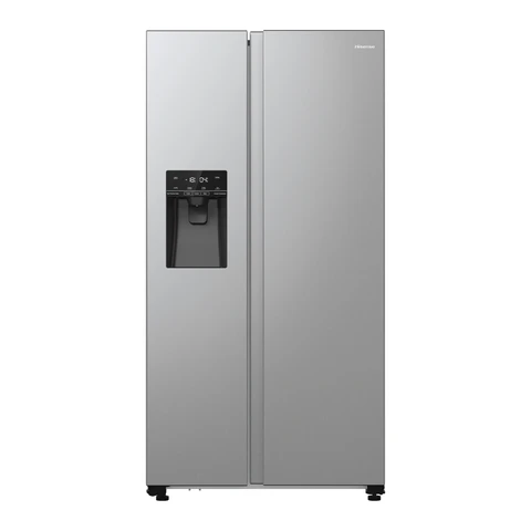 Hisense PureFlat RS5P535NTCDUK Non-Plumbed Total No Frost American Fridge Freezer - Stainless Steel - D Rated