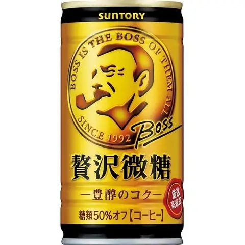 Suntory Boss Lightly Sweet Coffee Latte 185g