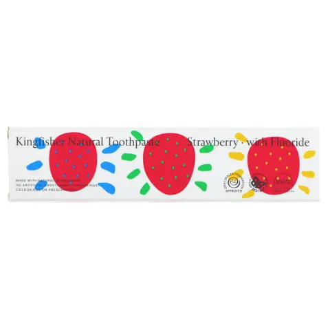 Kingfisher Strawberry Toothpaste with Fluoride 100ml