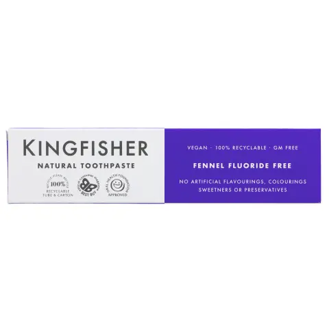 Kingfisher Toothpaste Fennel FluorideFree