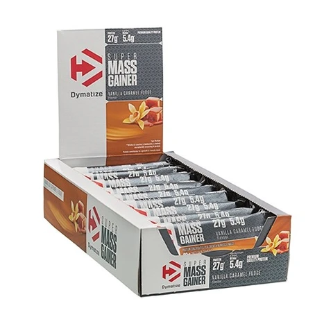 Body&Fit Super Mass Gainer Bar Deluxe Chocolate 900 grams 10 servings