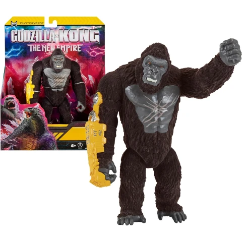 MonsterVerse Godzilla x Kong: The New Empire 6-Inch Real Feel Kong Action Figure Toy